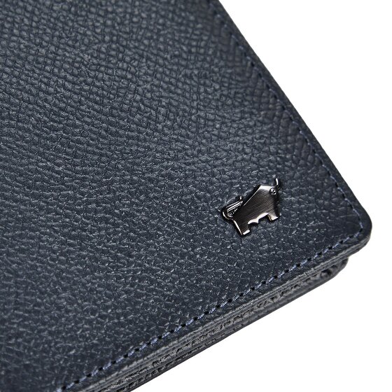 Braun Büffel Robin Credit card case RFID protection Genuine Leather 8 cm
