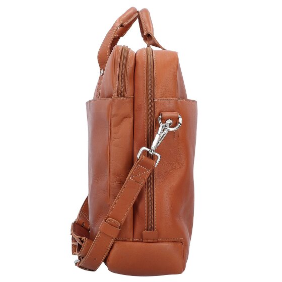 Harold's Heritage briefcase leather 38 cm laptop compartment