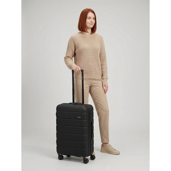 Saxoline Miami 4 wheels Trolley M 65 cm Expandable