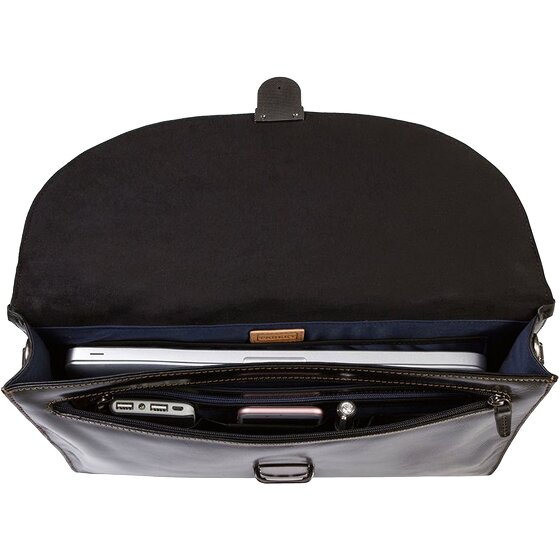 Jekyll & Hide Oxford Messenger RFID leather 40 cm laptop compartment