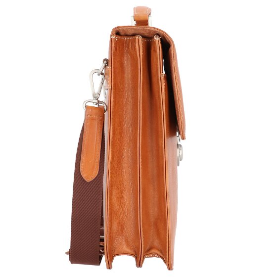 Leonhard Heyden Bergamo briefcase leather 40 cm laptop compartment