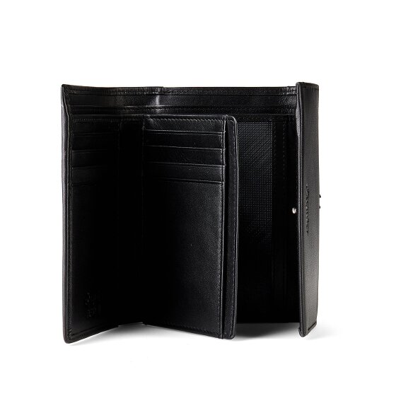 Esquire Silk Wallet RFID protection Leather 13 cm
