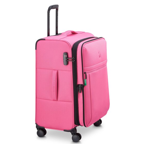 Delsey Paris x United Colors of Benetton BE 4-wheeled trolley 65 cm with expansion fold