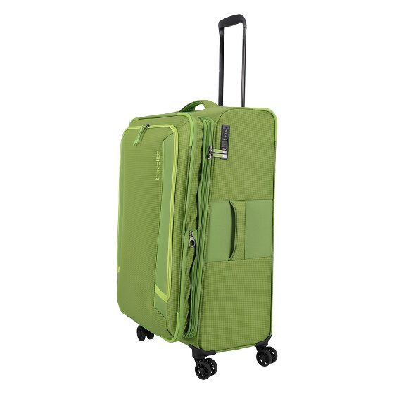 Travelite Corsiica 4 wheels Trolley L 77 cm with expansion pleat