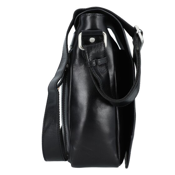 Leonhard Heyden Cambridge Messenger leather 38 cm laptop compartment