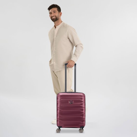 Delsey Paris Meteor 4 wheels Cabin trolley 55 cm with expansion pleat