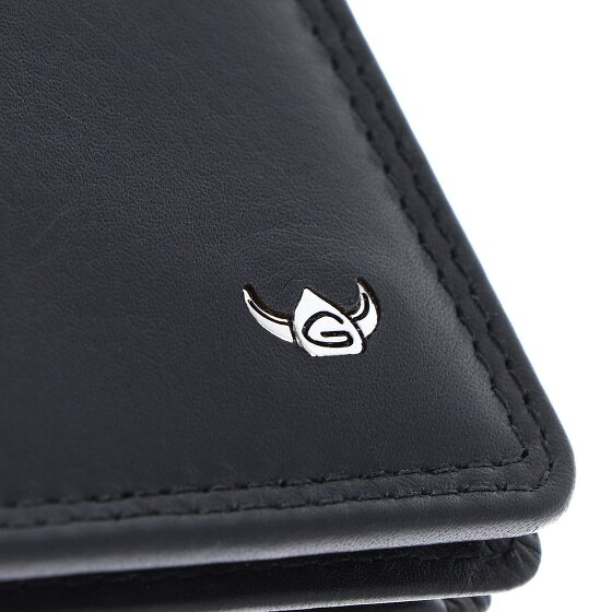 Golden Head Polo Wallet RFID protection Genuine Leather 10 cm
