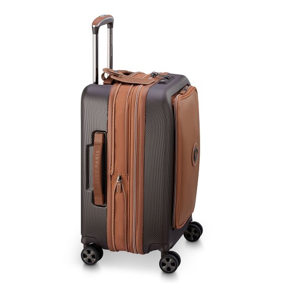 Delsey Paris Chatelet Air 2.0 4-wheeled cabin trolley 55 cm with expansion pleat