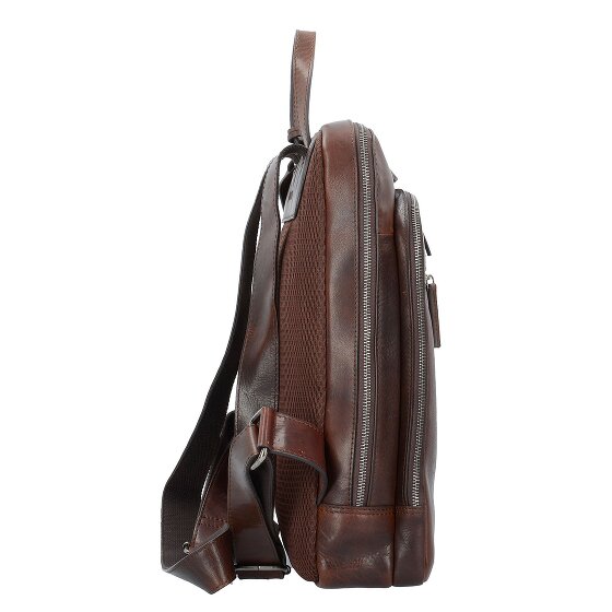 Leonhard Heyden Roma backpack leather 40 cm laptop compartment