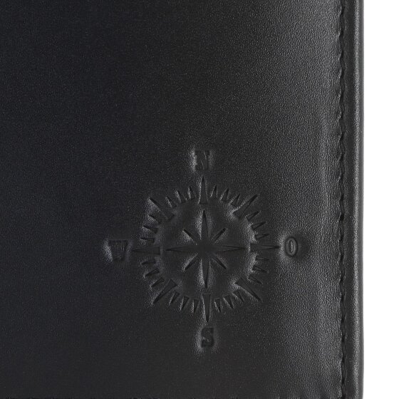 oxmox Leather Wallet RFID protection Genuine Leather 13 cm