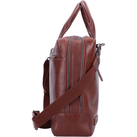 Plevier Rock Flint Briefcase RFID protection Leather 41 cm Laptop compartment