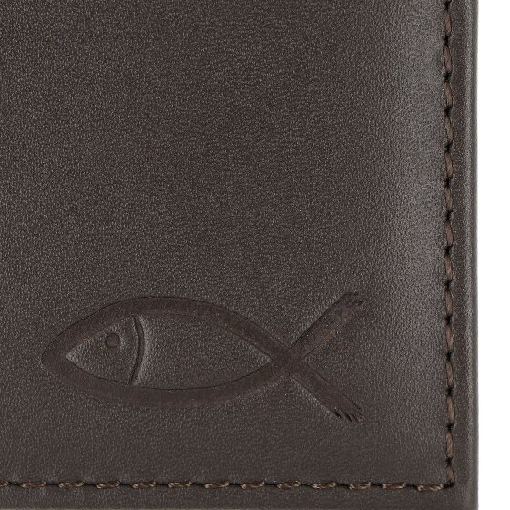 oxmox Leather Wallet RFID protection Genuine Leather 11 cm