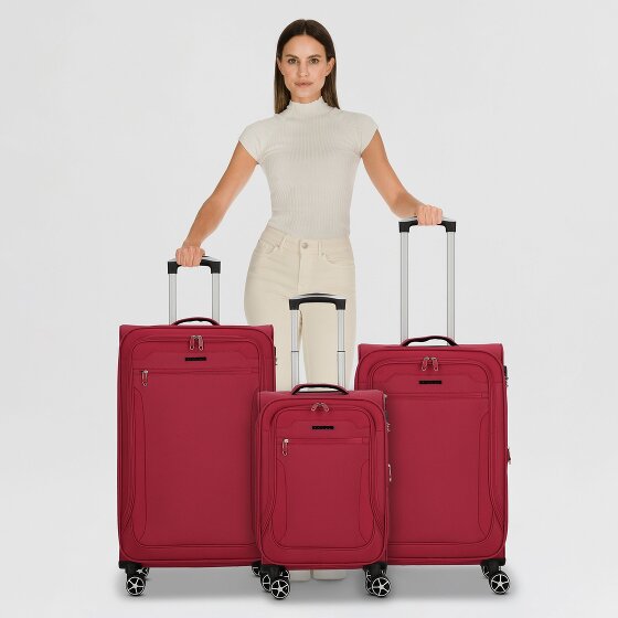 Cocoono Monterrey 4 wheels Suitcase set 3-piece with expansion pleat