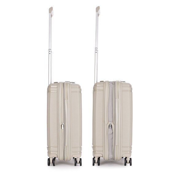 Stratic Straw T 4 wheels Cabin trolley S 54 cm with expansion pleat