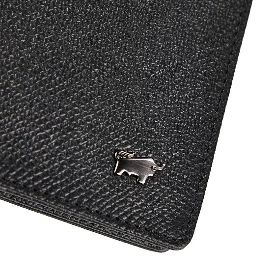 Braun Büffel Robin Credit card case RFID protection Genuine Leather 8 cm