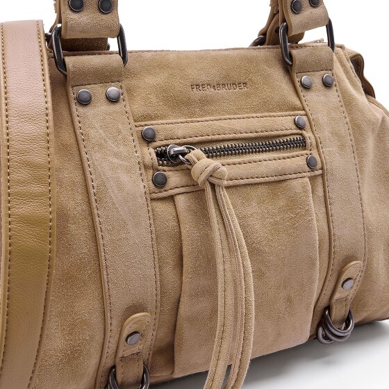 FredsBruder Whipstitch Soul Shoulder Bag Leather 30 cm