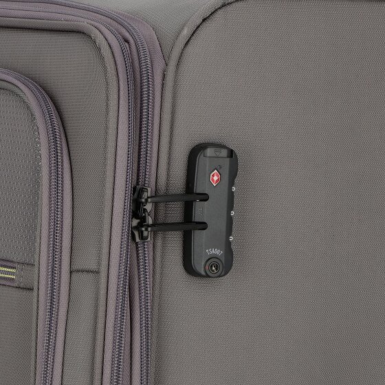 d&n Travel Line 9704 4 wheels Trolley L 78 cm with expansion pleat