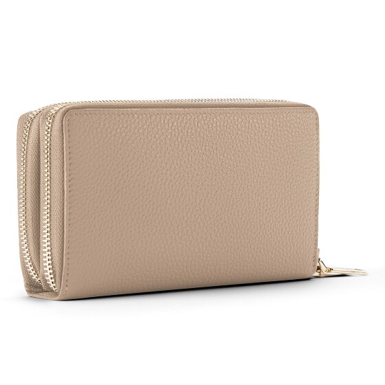 Lazarotti Bologna Leather XL Double Zip-Around Wallet, RFID-Protected, 20 cm