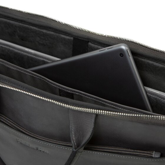Pride and Soul Rate briefcase leather 39 cm laptop compartment