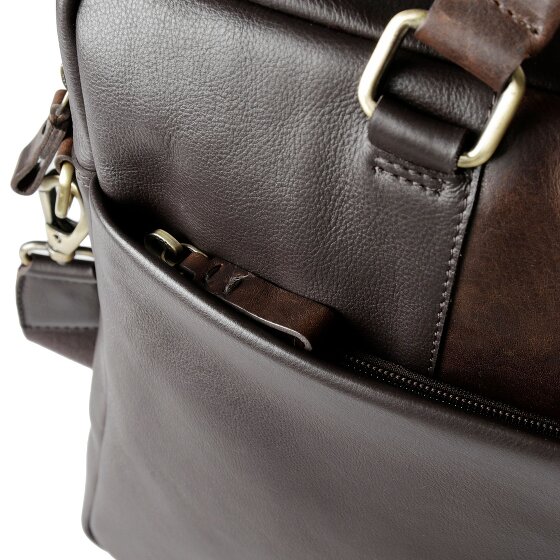 Bugatti Ryan Briefcase Genuine Leather 39 cm Laptop compartment