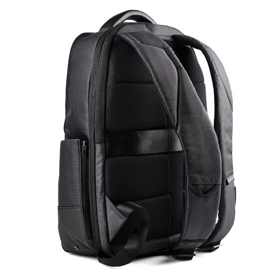 Piquadro Sync Daypack RFID protection Genuine Leather 47 cm Laptop compartment