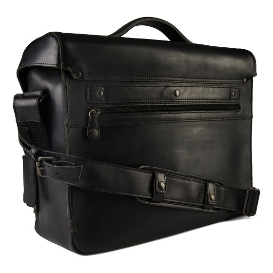 aunts & uncles Heritage Briefcase Genuine Leather 39 cm Laptop compartment
