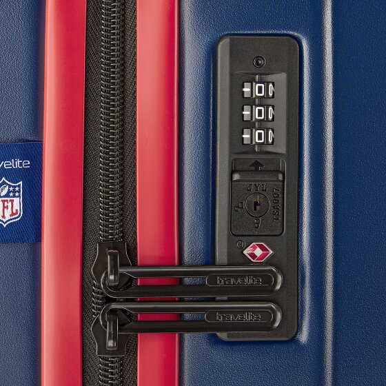 Travelite travelite x NFL 4 wheels Suitcase set 3-piece Expandable