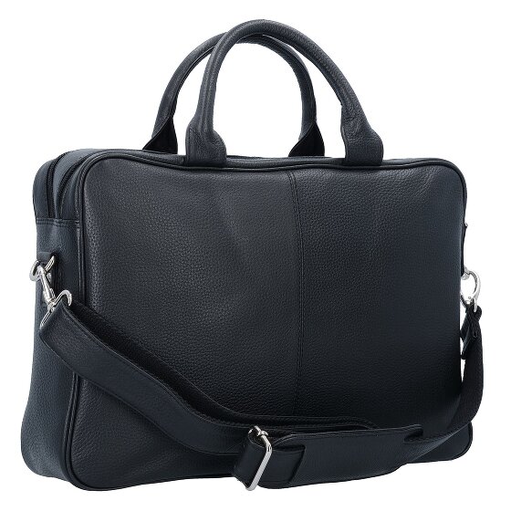 Dermata Briefcase leather 40 cm laptop compartment