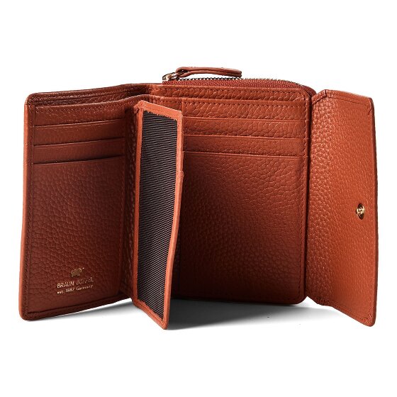 Braun Büffel Asti Wallet RFID protection Genuine Leather 12 cm