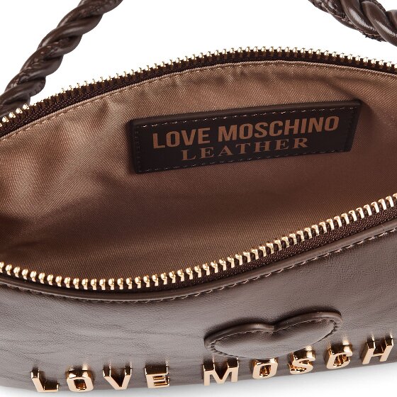 Love Moschino Cipria Shoulder Bag Genuine Leather 25 cm