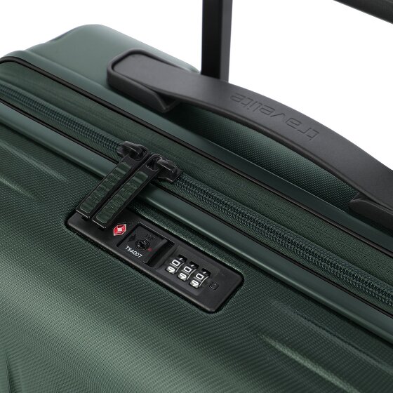 Travelite Dynamiic 4 wheels Suitcase set 3-piece with expansion pleat