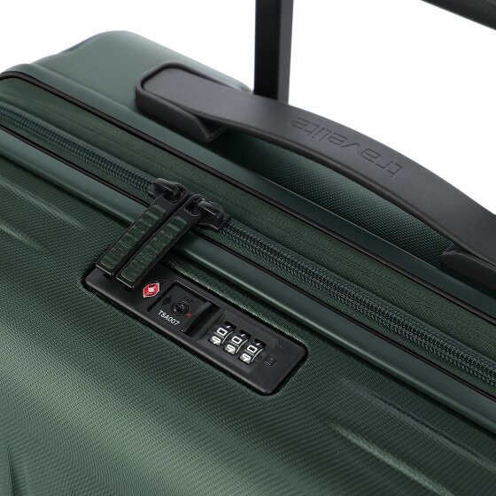 Travelite Dynamiic 4 wheels Suitcase set 3-piece with expansion pleat