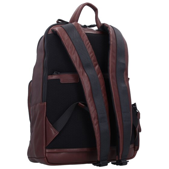 Piquadro Harper backpack RFID leather 40 cm laptop compartment