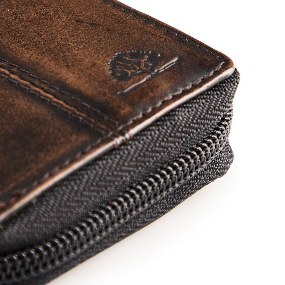 Greenburry Destressed Wallet RFID protection Leather 10.5 cm