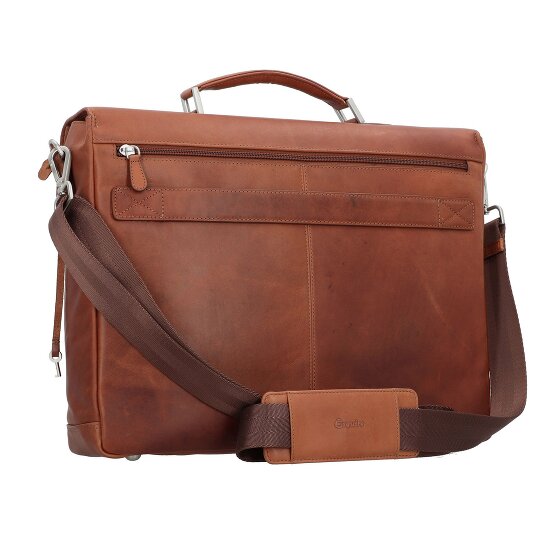 Esquire Dallas Briefcase Leather 40 cm Laptop compartment