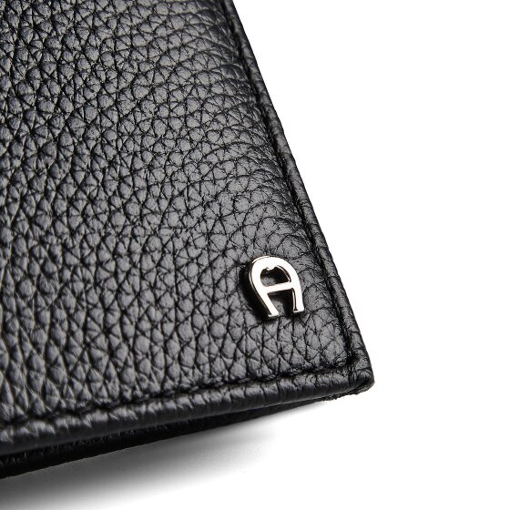Aigner Mica Wallet RFID protection Genuine Leather 12 cm