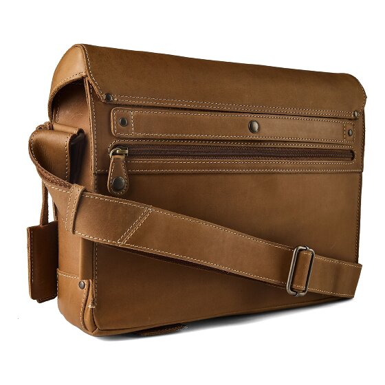 aunts & uncles Heritage Messenger Genuine Leather 33 cm