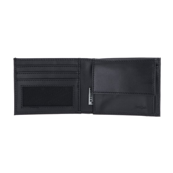 oxmox Leather Wallet RFID protection Genuine Leather 11 cm