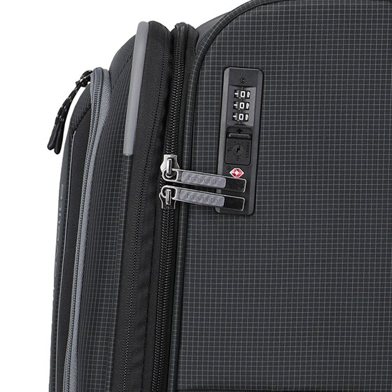 Travelite Corsiica 4 wheels Trolley L 77 cm with expansion pleat