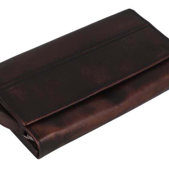 Greenburry Destressed Wallet RFID protection Leather 18.5 cm