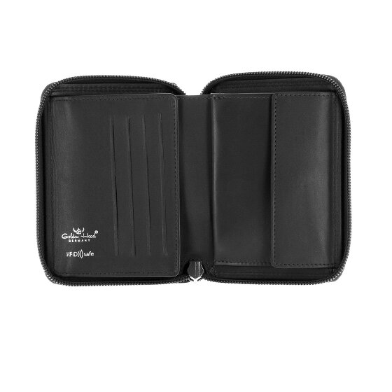 Golden Head Polo Wallet RFID protection Genuine Leather 12.5 cm