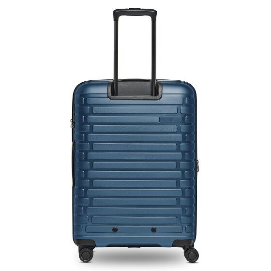 Pactastic Collection 04 THE THREE SET + 4 wheels Suitcase set 3-piece with expansion pleat