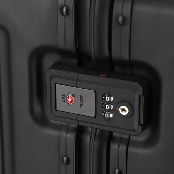 Travelite Next 4-wheel Aluminum Cabin suitcase, 55 cm, with Laptop Compartment