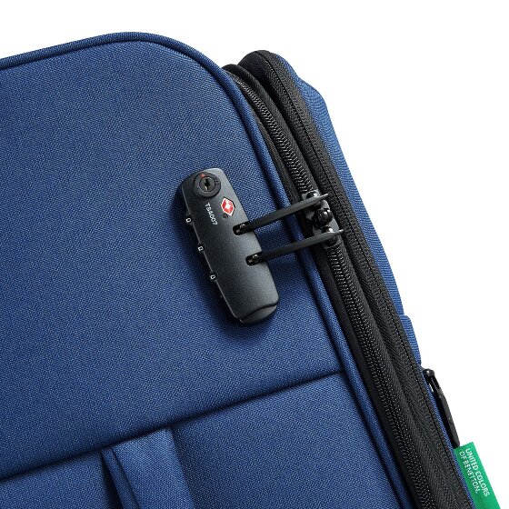 Delsey Paris x United Colors of Benetton BE 4-wheeled trolley 65 cm with expansion fold