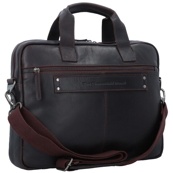 The Chesterfield Brand Wax Pull Up Briefcase Leather 40 cm Laptop compartment