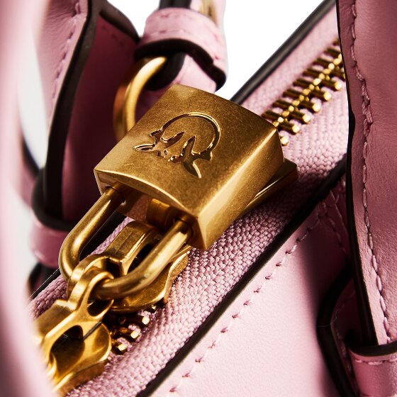 PINKO Bowling Bag Handbag Leather 29 cm