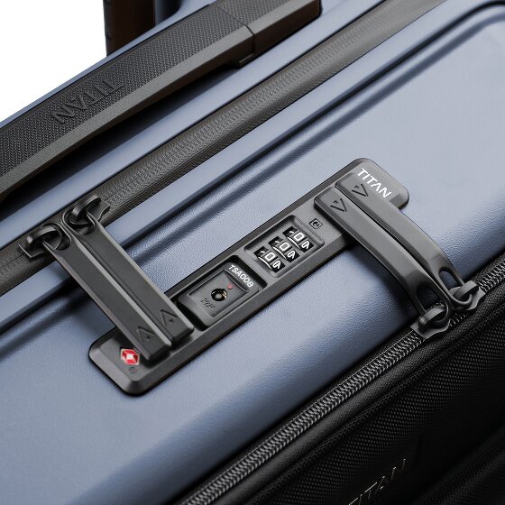 Titan Upgrade 4 wheels Cabin trolley 55 cm Laptop compartment