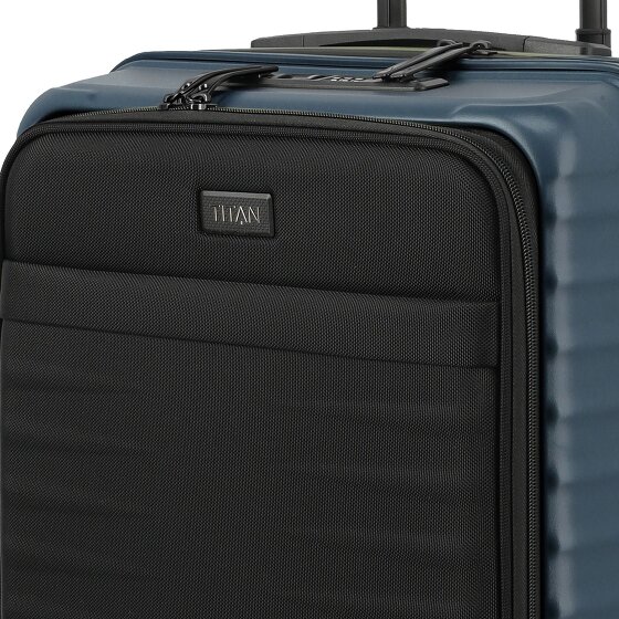 Titan Upgrade 4 wheels Cabin trolley 55 cm Laptop compartment