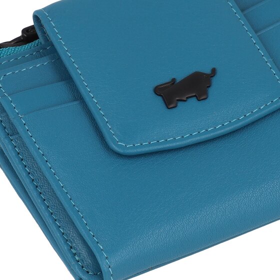 Braun Büffel Capri Credit card case RFID protection Leather 11 cm