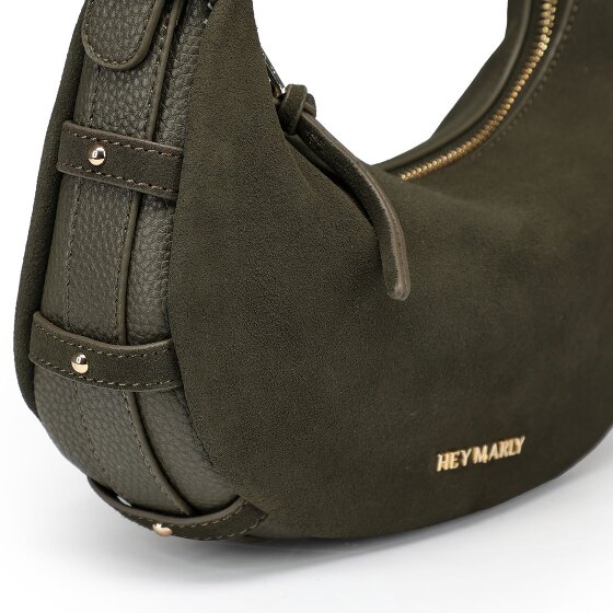 Hey Marly Lifetime Sister Suede Shoulder Bag Leather 25 cm